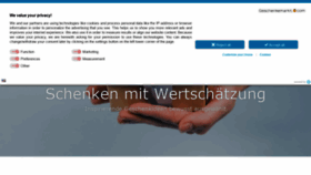 What Geschenkemarkt.com website looked like in 2020 (4 years ago)