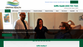 What Griffinhealth.org website looked like in 2020 (4 years ago)