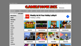 What Gamesnow.biz website looked like in 2020 (4 years ago)