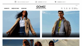 What Gomez.ro website looked like in 2020 (4 years ago)