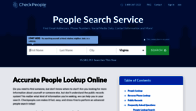 What Govpeoplesearch.net website looked like in 2020 (4 years ago)
