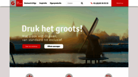 What Grootsgedrukt.nl website looked like in 2020 (4 years ago)