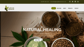 What Godsgiftbotanicals.com website looked like in 2020 (4 years ago)