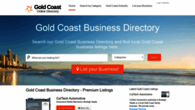What Goldcoastonlinedirectory.com.au website looked like in 2020 (4 years ago)