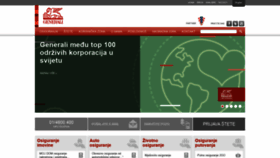 What Generali.hr website looked like in 2020 (4 years ago)