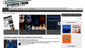 What Gitarren-forum.de website looked like in 2020 (4 years ago)