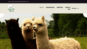 What Grasshillalpacas.com website looked like in 2020 (4 years ago)
