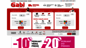 What Gabi24.lt website looked like in 2020 (4 years ago)