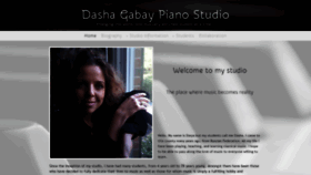 What Gabay-piano.studio website looked like in 2020 (4 years ago)