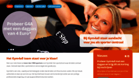 What Gym4all-utrecht.nl website looked like in 2020 (4 years ago)