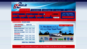 What Gobus.ie website looked like in 2020 (4 years ago)