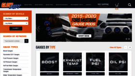 What Glowshift.com website looked like in 2020 (4 years ago)