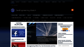 What Geoengineeringwatch.org website looked like in 2020 (4 years ago)