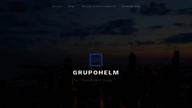 What Grupohelm.com website looked like in 2020 (4 years ago)