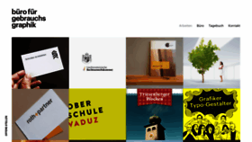 What Gebrauchsgraphik.net website looked like in 2020 (6 years ago)