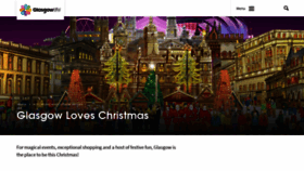 What Glasgowloveschristmas.com website looked like in 2020 (4 years ago)