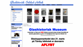 What Glashistoriskselskab.dk website looked like in 2020 (4 years ago)