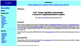 What Gap-system.org website looked like in 2020 (4 years ago)