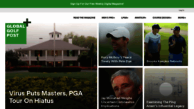 What Globalgolfpost.com website looked like in 2020 (4 years ago)