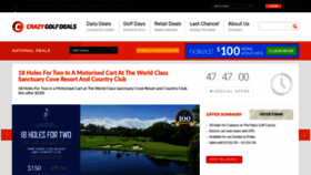 What Golfvouchers.com.au website looked like in 2020 (4 years ago)