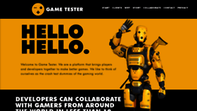 What Gametester.gg website looked like in 2020 (4 years ago)