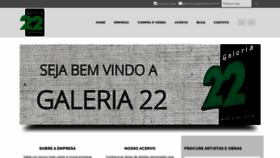 What Galeria22.com website looked like in 2020 (4 years ago)