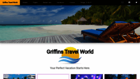 What Griffinstravelworld.com website looked like in 2020 (4 years ago)