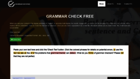 What Grammarcheckfree.org website looked like in 2020 (6 years ago)