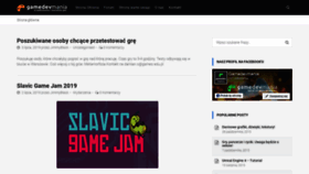 What Gamedevmania.com website looked like in 2020 (4 years ago)