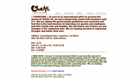 What Gochifusiontapas.com website looked like in 2020 (4 years ago)