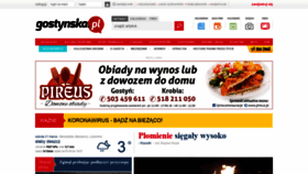 What Gostynska.pl website looked like in 2020 (4 years ago)