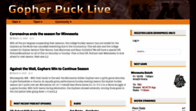 What Gopherpucklive.com website looked like in 2020 (4 years ago)