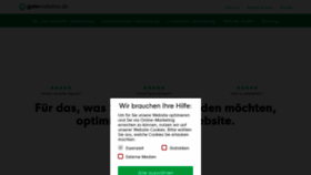 What Gutewebsites.de website looked like in 2020 (4 years ago)
