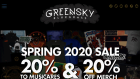 What Greenskybluegrass.com website looked like in 2020 (4 years ago)