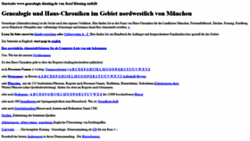 What Genealogie-kiening.de website looked like in 2020 (4 years ago)