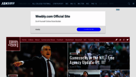 What Garnetandcocky.com website looked like in 2020 (4 years ago)