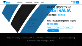 What Glassprocessing.com.au website looked like in 2020 (4 years ago)