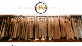 What Gildedbridal.com website looked like in 2020 (4 years ago)