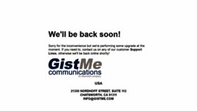 What Gistme.com website looked like in 2020 (4 years ago)