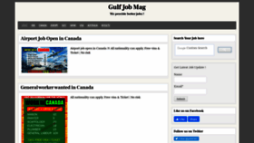 What Gulfjobmag.com website looked like in 2020 (4 years ago)