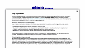 What Google.interia.pl website looked like in 2020 (4 years ago)