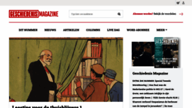 What Geschiedenismagazine.nl website looked like in 2020 (4 years ago)