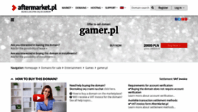 What Gamer.pl website looked like in 2020 (4 years ago)