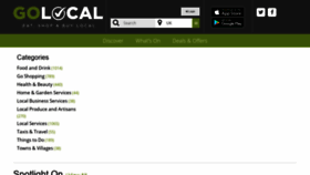 What Golocaluk.com website looked like in 2020 (4 years ago)