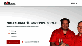 What Gascontrol.de website looked like in 2020 (4 years ago)