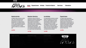 What Galeriaartara.com website looked like in 2020 (4 years ago)