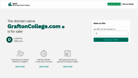 What Graftoncollege.com website looked like in 2020 (4 years ago)