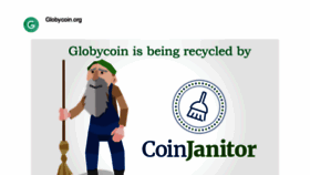 What Globycoin.org website looked like in 2020 (4 years ago)