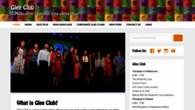 What Gleeclubsinging.com website looked like in 2020 (4 years ago)