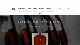 What Gviolins.com website looked like in 2020 (4 years ago)